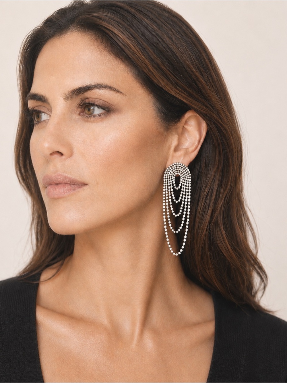 Maha & Morena Encantadore Drop Earrings | Crystal Strass | Handcrafted